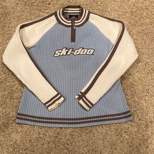 Vintage 1990’s ski-doo, Bombadier, sweater